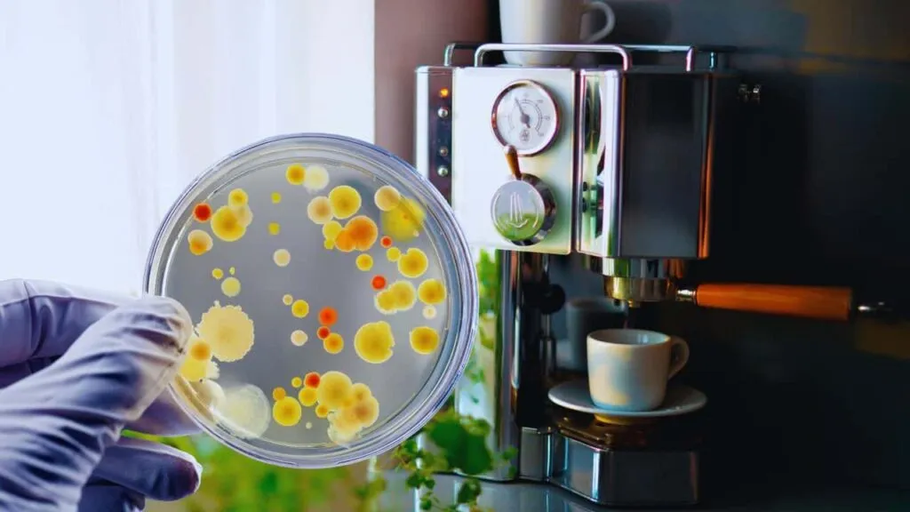 Bakterien in einer Kaffeemaschine